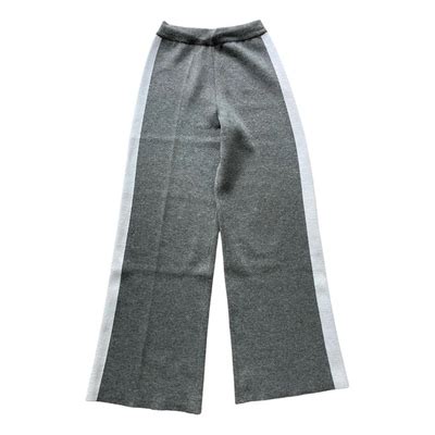 flannels christian dior|Pants Gray Cashmere.